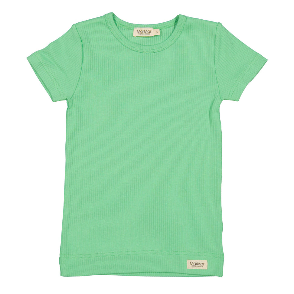 MarMar Copenhagen Mar Mar Short Sleeve Modal/Cotton Tee - Cale Green