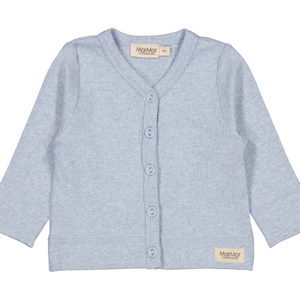 MarMar Copenhagen Mar Mar Simple Cardigan - Fresh Air Melange