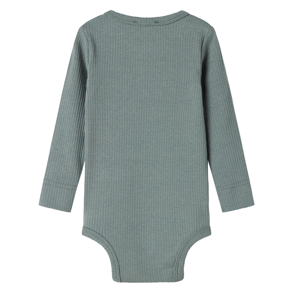 MarMar Copenhagen Long Sleeve Bodysuit Modal/Cotton - Dusty Green
