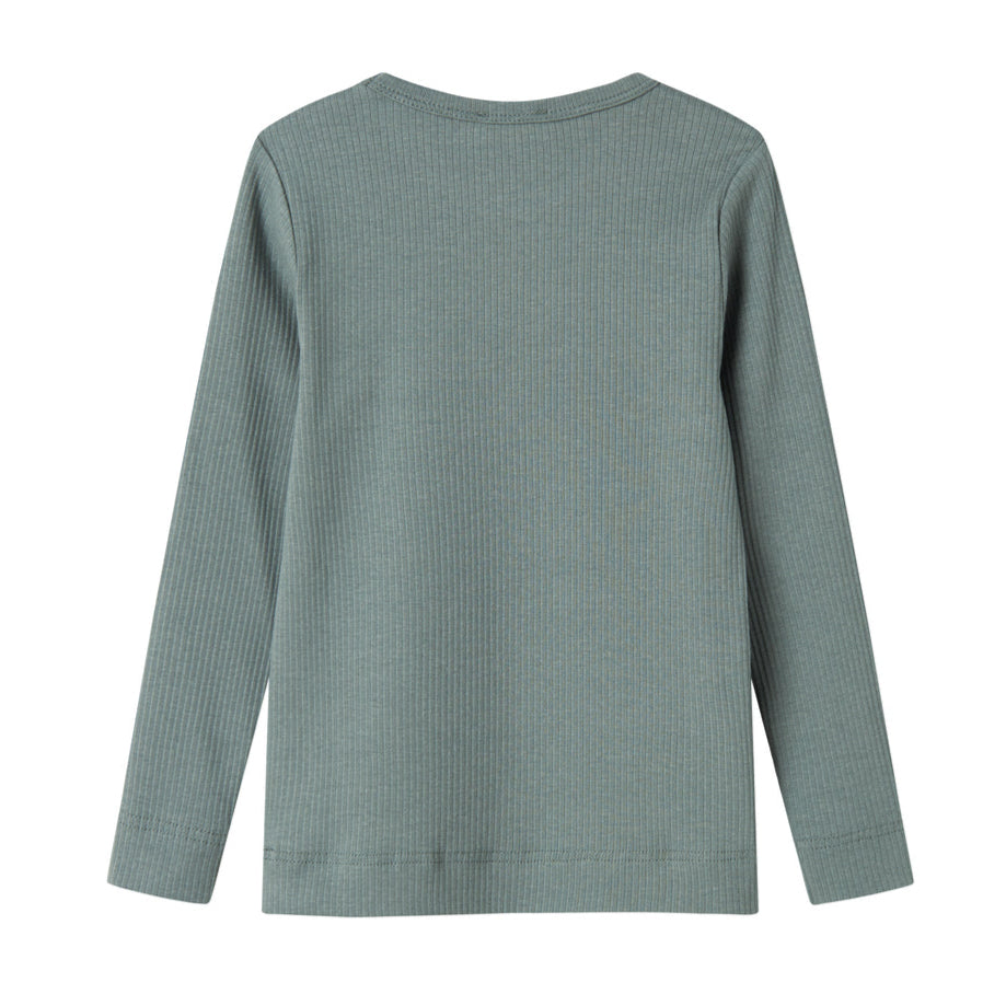 MarMar Copenhagen Mar Mar Long Sleeve Modal/Cotton Tee - Dusty Green