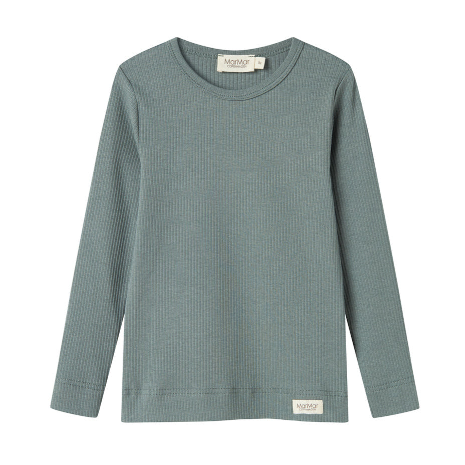 MarMar Copenhagen Mar Mar Long Sleeve Modal/Cotton Tee - Dusty Green