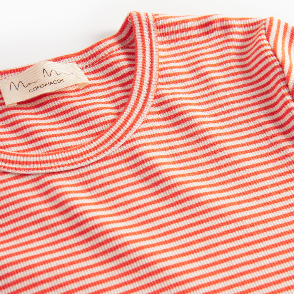 
                  
                    MarMar Copenhagen Women's Tani  Long Sleeve Stripe Tee Shirt - Red
                  
                