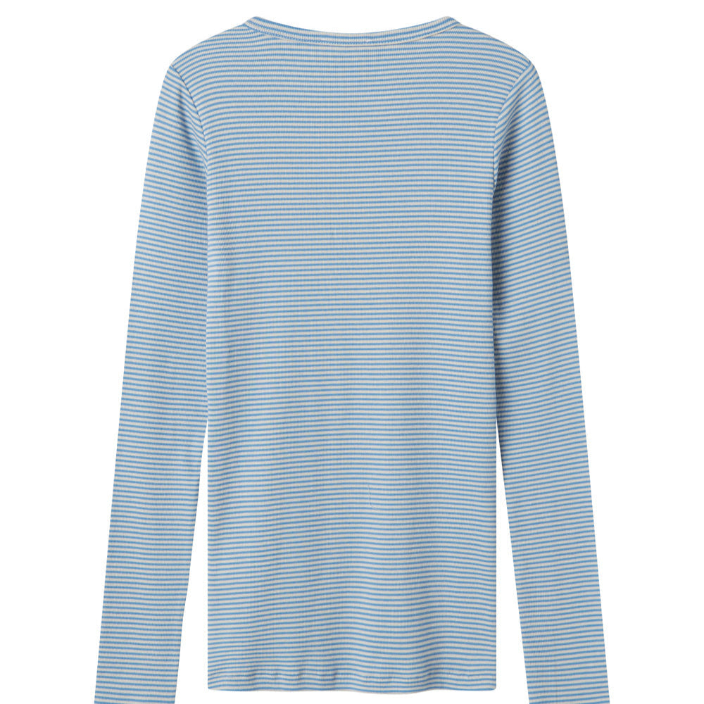 
                  
                    MarMar Copenhagen Women's Tani  Long Sleeve Stripe Tee Shirt - Blue
                  
                