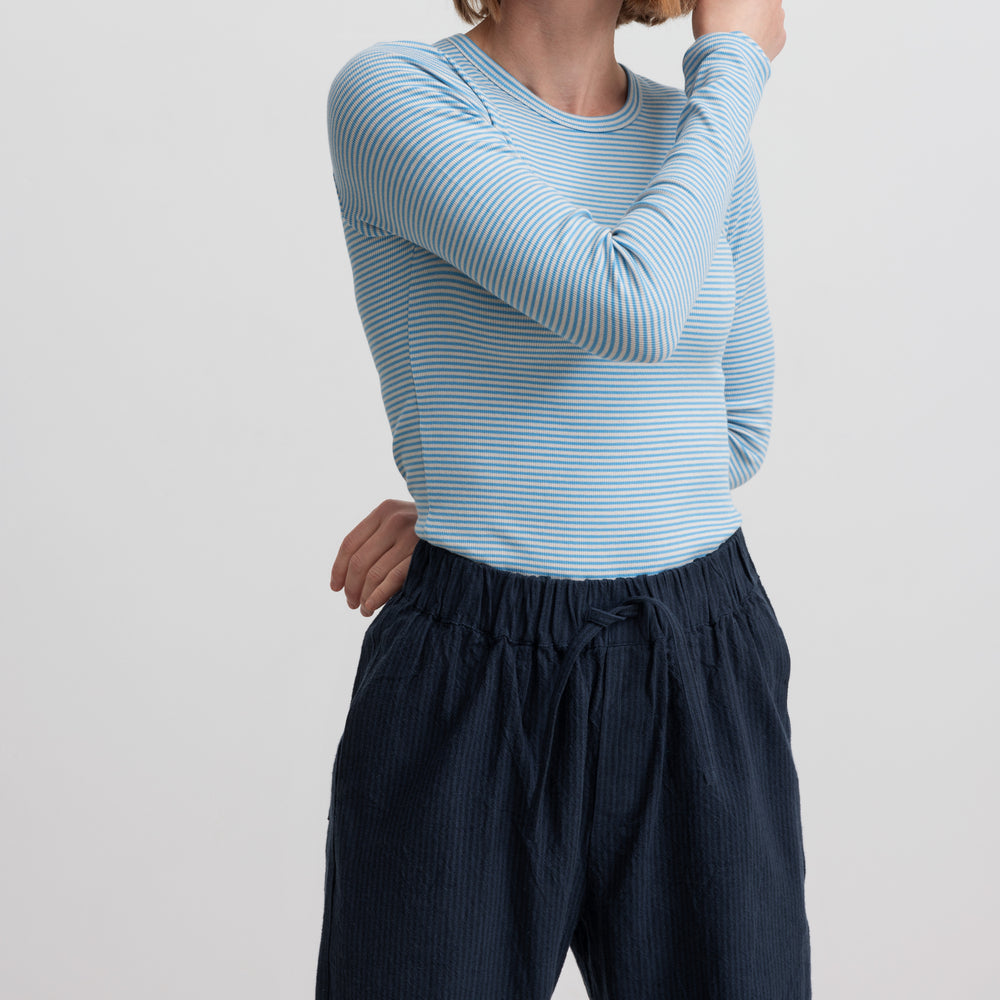 MarMar Copenhagen Women's Plano Pants - Dark Blue Stripe