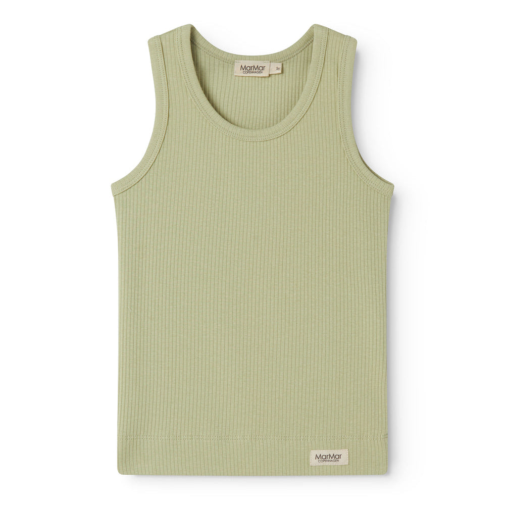 MarMar Copenhagen Mar Mar Sleeveless Modal/Cotton Tee - Dried Bay