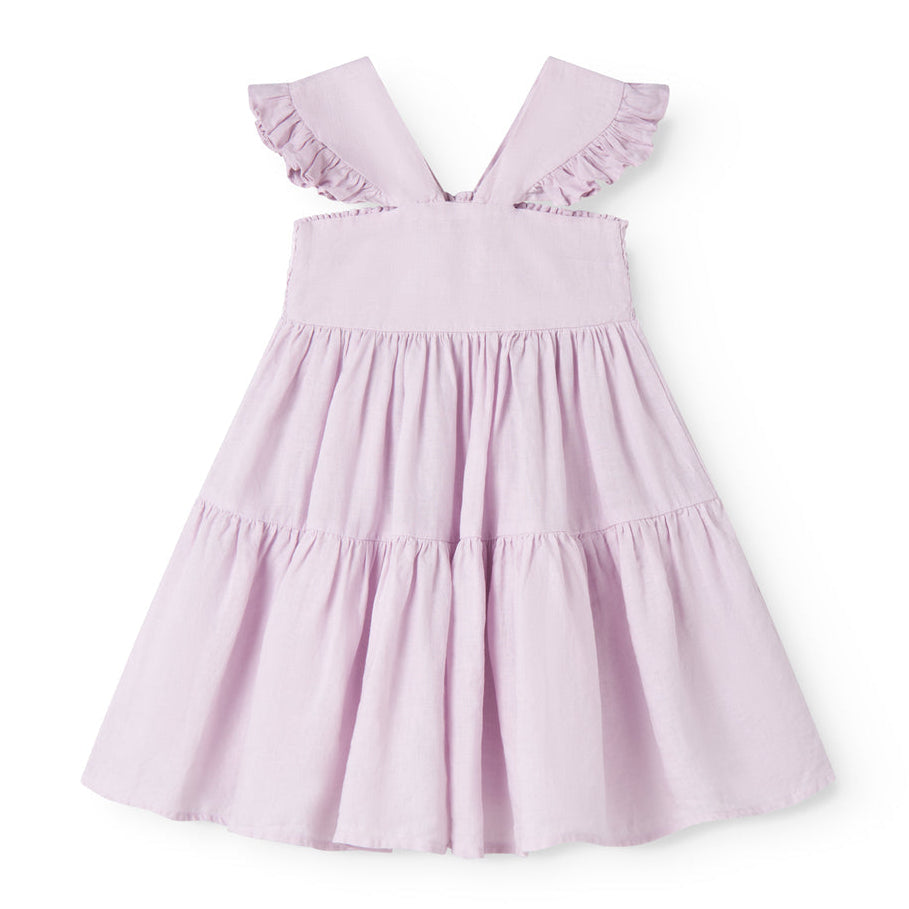MarMar Copenhagen Dalani Linen Dress - Sweet Violet