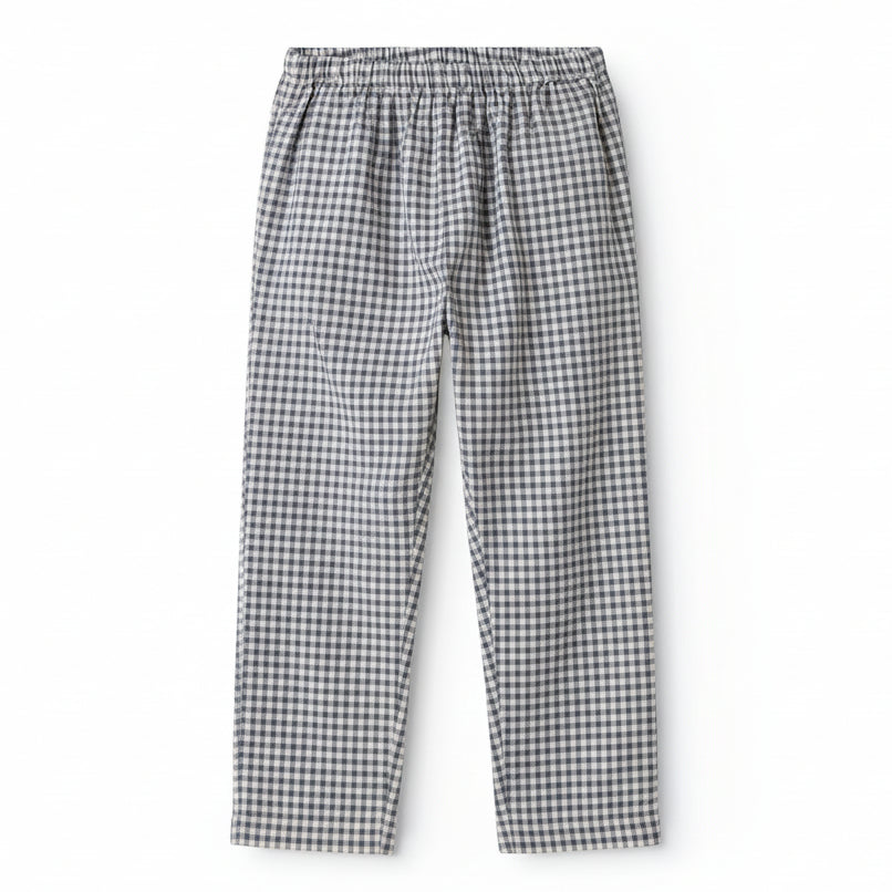 MarMar Copenhagen Panto Woven Trousers - Navy Check
