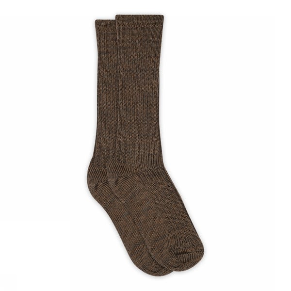 MP Denmark Quinn Thick Merino Wool Socks - Brown Melange
