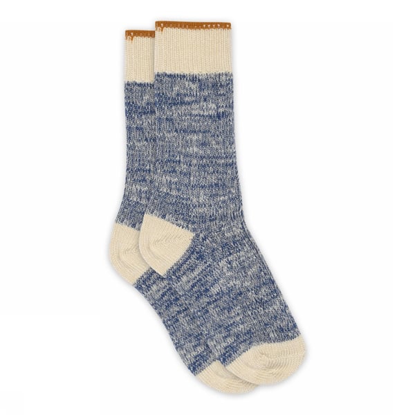 MP Denmark Ully Long Wool Socks - True Blue