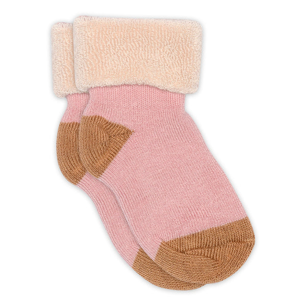 MP Denmark Indy Cotton Terry Ankle Socks - Silver Pink