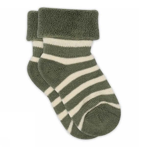 MP Denmark Elis Wool Terry Ankle Socks - Olivine