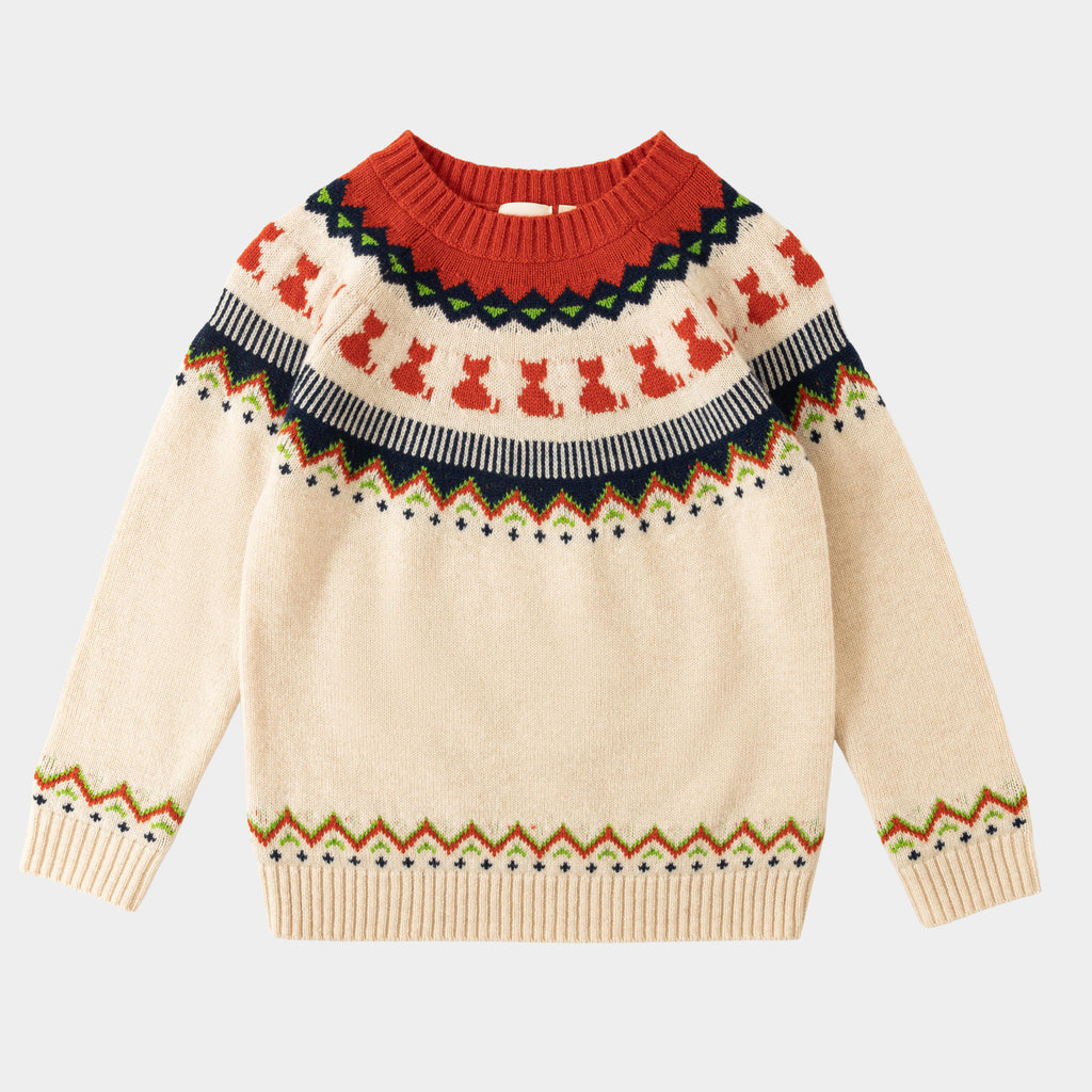 Knit Planet Kitten Jumper Cream