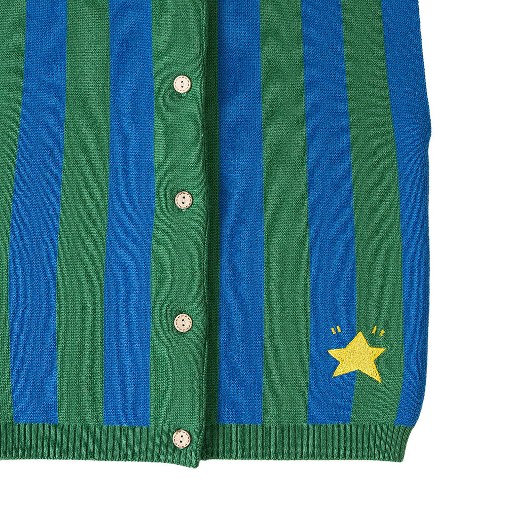 
                  
                    Knit Planet Stripe Knit Vest - Blue/Green
                  
                