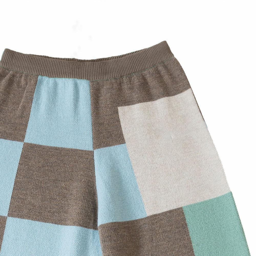 
                  
                    Knit Planet Fine Knit Colour Block Trouser - Sky Multi
                  
                