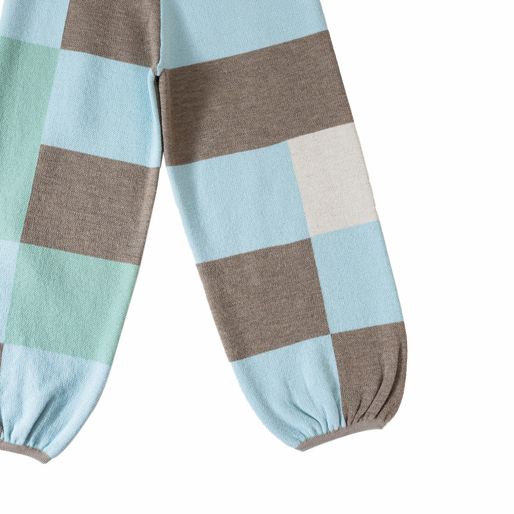 
                  
                    Knit Planet Fine Knit Colour Block Trouser - Sky Multi
                  
                