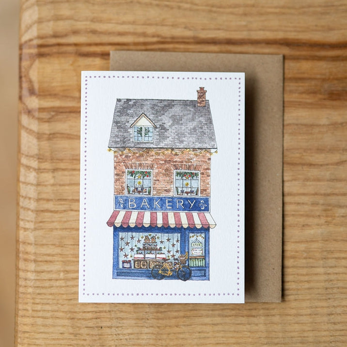 Brittany Davies Winter Bakery Christmas Card