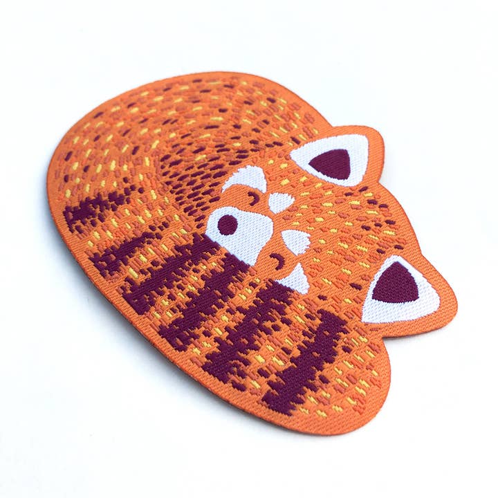 
                      
                        Tom Hardwick Snoozing Red Panda, Woven Iron-on Patch
                      
                    