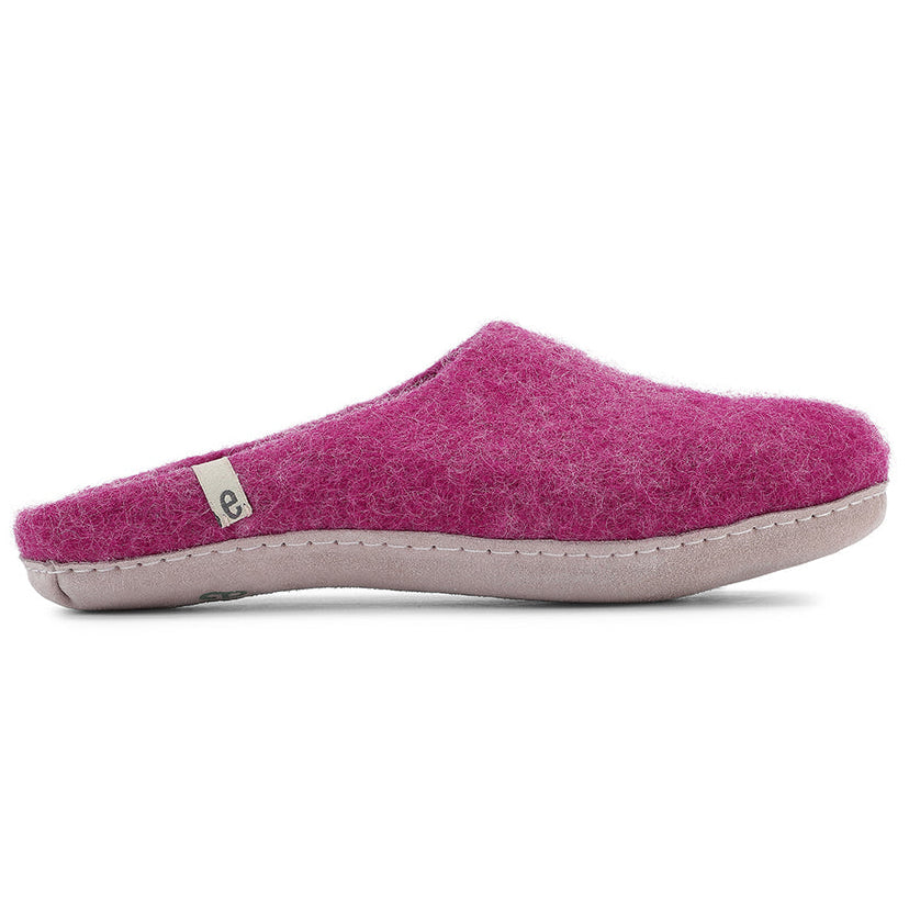 Egos Copenhagen Adult Wool Slippers - Cerise