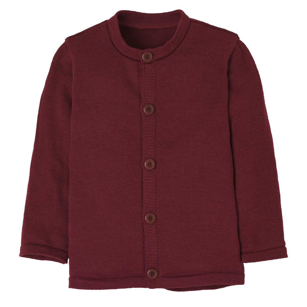 Disana Organic Merino Cardigan - Cassis
