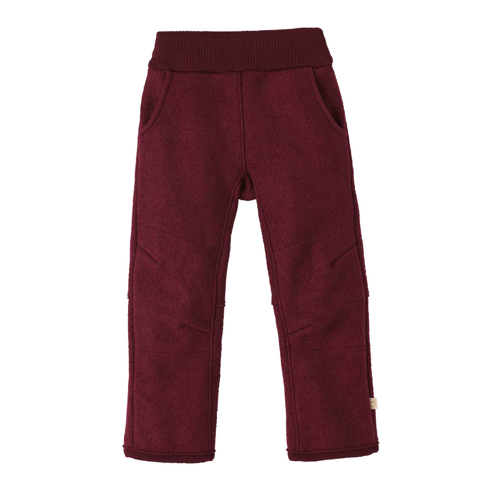 Disana Organic Boiled Wool Trousers - Cassis