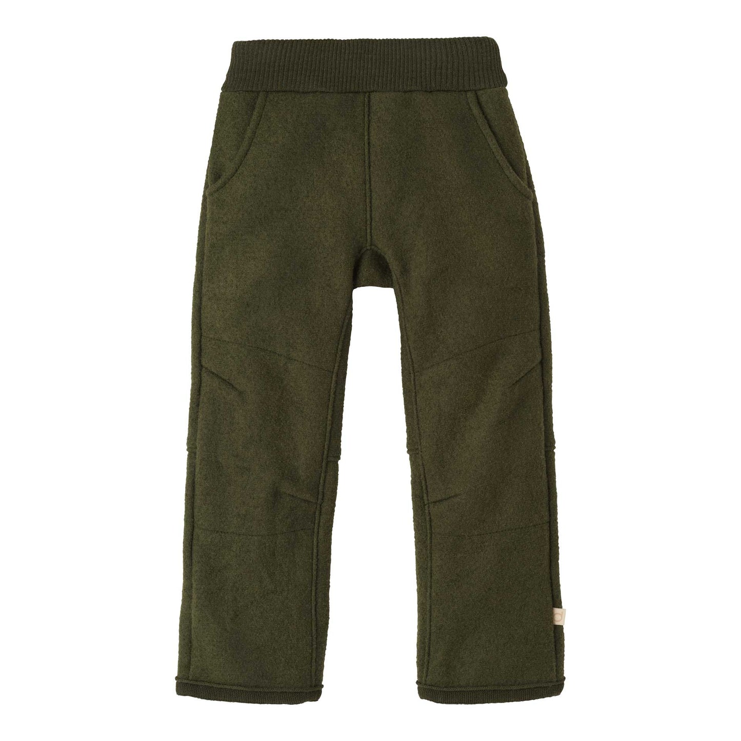 Disana Organic Boiled Wool Trousers - Olive