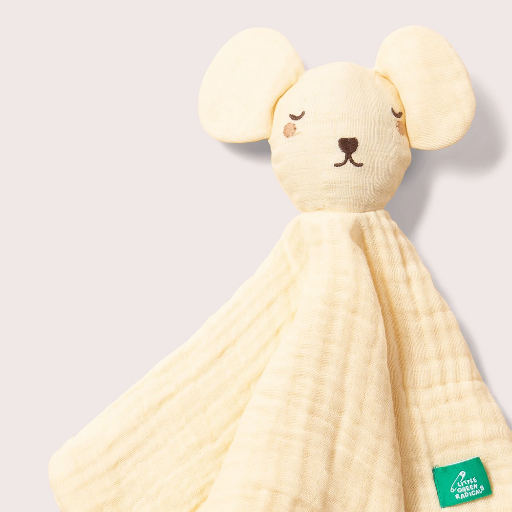 Mouse Organic Baby Comforter Toy