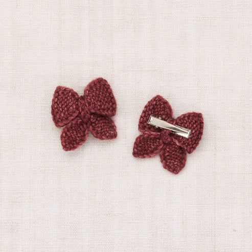 Misha & Puff Baby Puff Bow Set - Madder Root