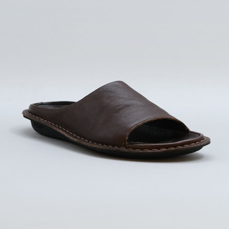 VIBAe Adults SAINT TROPEZ Leather - Cocoa Brown