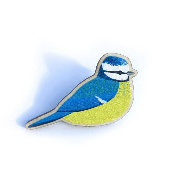 
                      
                        Tom Hardwick Blue Tit, Responsibly Sourced Birch Wood Pin
                      
                    