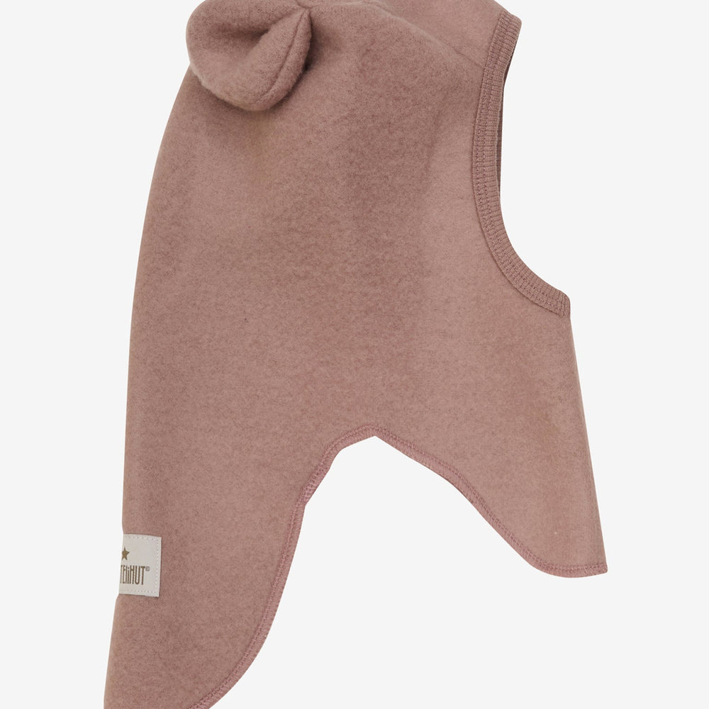 Huttelihut Bear Balaclava Wool Fleece - Burlwood