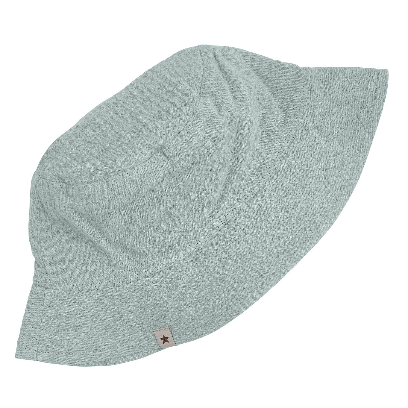 Huttelihut Cotton Muslin Bucket Hat - Gray Mist
