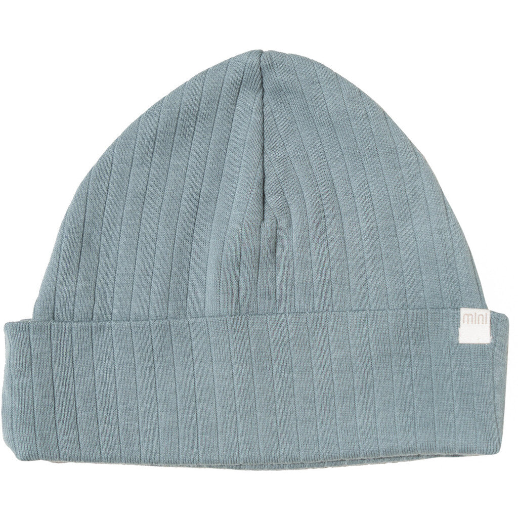 Minimalisma Nope Cotton Baby Hat - Sea