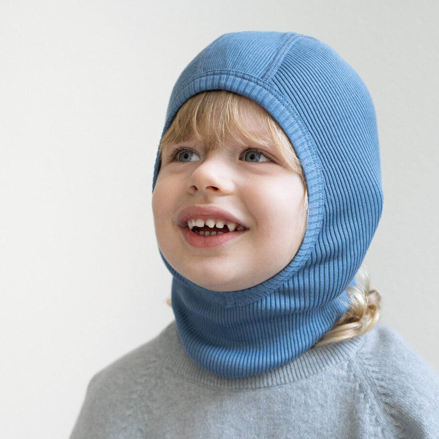 Minimalisma Belefant Silk/Cotton Balaclava - Steel Blue