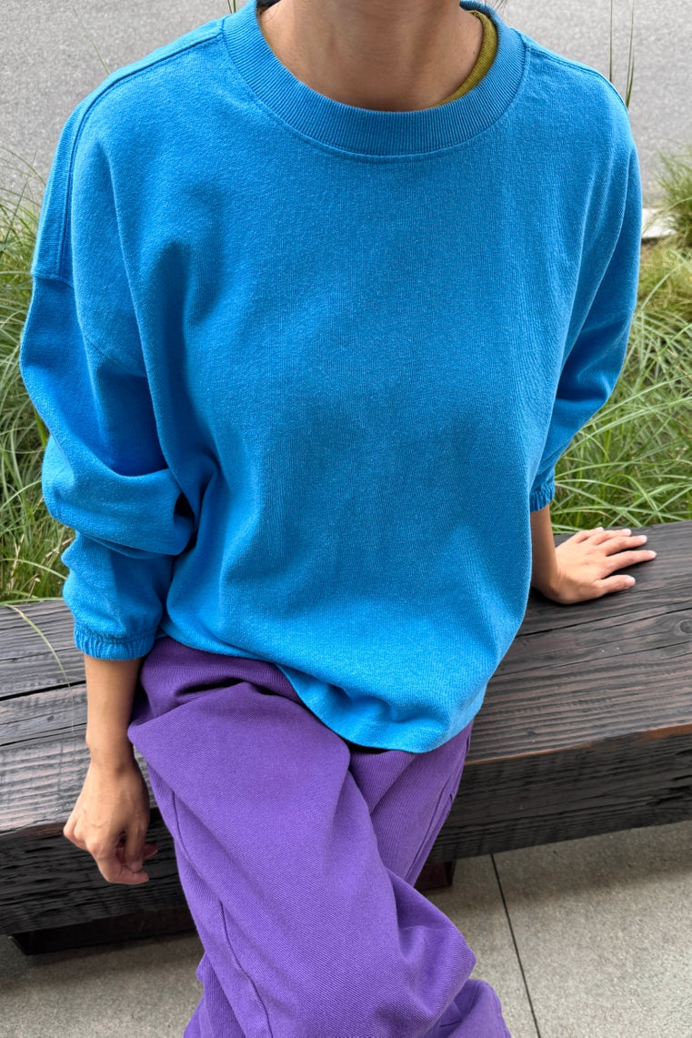 Le Bon Shoppe Women's Naturelle L/S Tee - French Blue