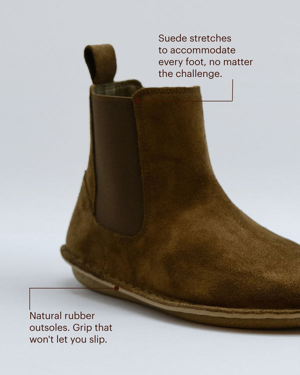 
                  
                    VIBAe Adults HELSINKI Boot Bio Suede - Bosco Khaki
                  
                