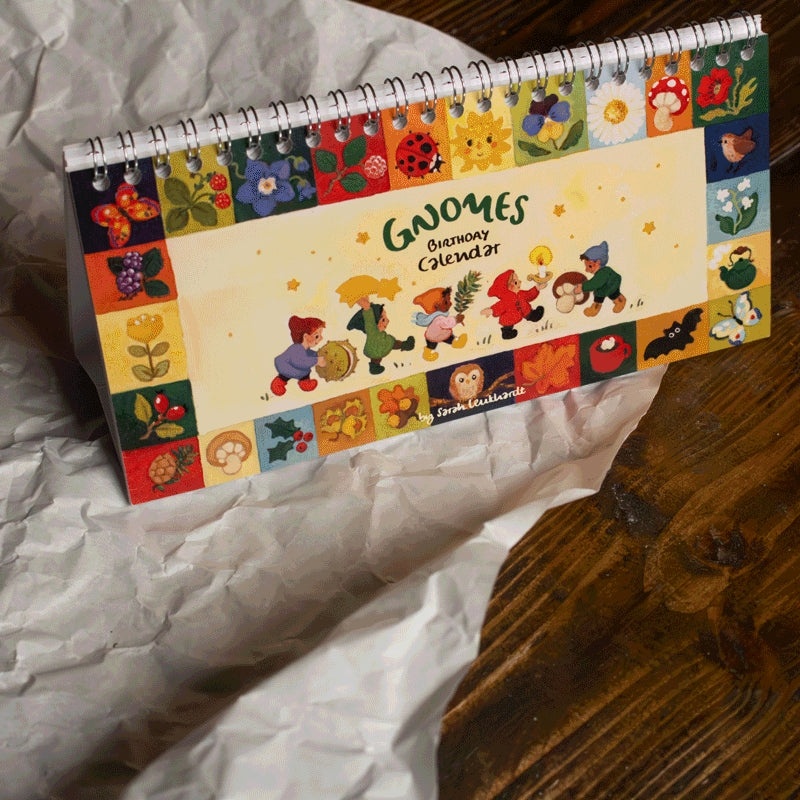 
                  
                    Studio Satsch Perpetual (Birthday) Gnomes Desk Calendar
                  
                