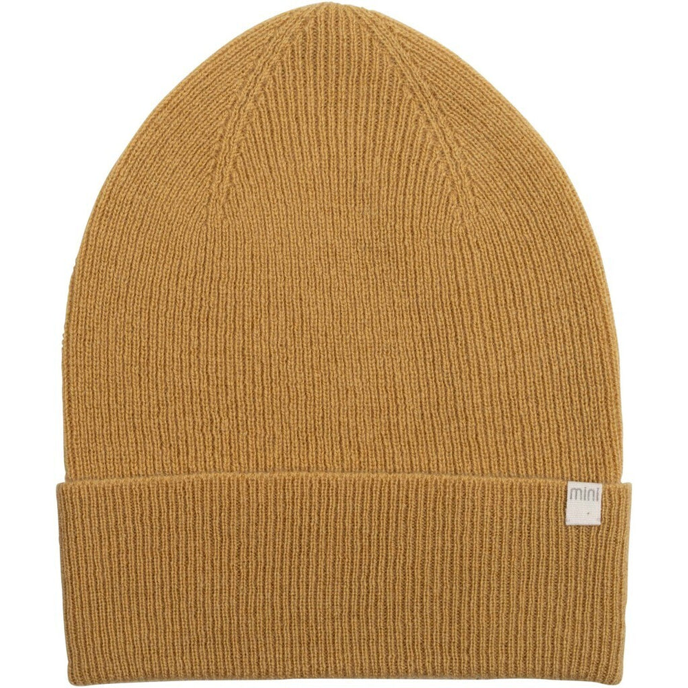 Minimalisma Owl Cashmere Beanie - Golden Leaf