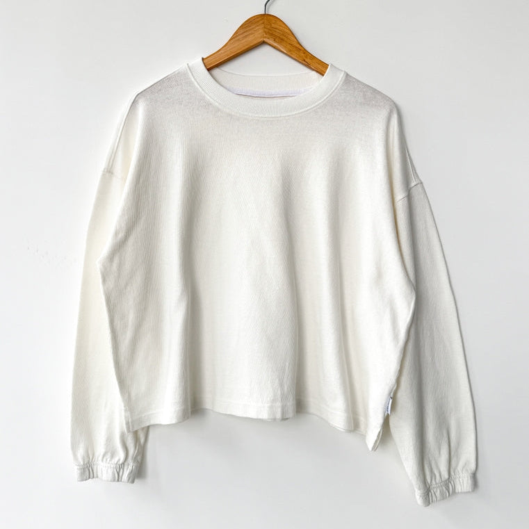 Le Bon Shoppe Women's 'Naturelle' L/S Tee - White