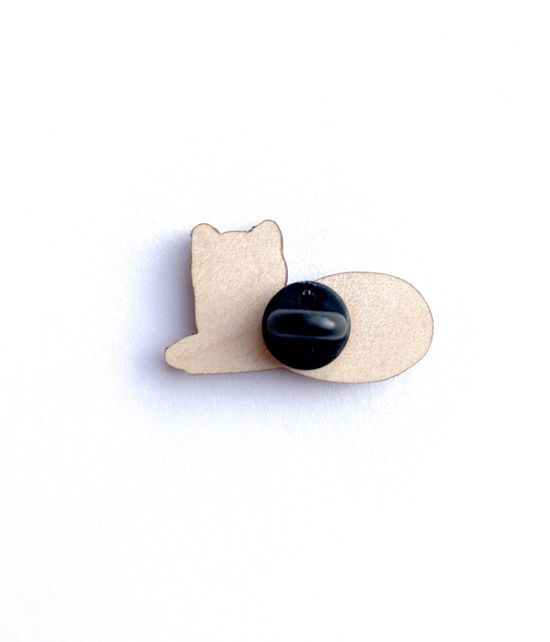 
                      
                        Tabby Cat, Responsibly Sourced Birch Wood Pin
                      
                    