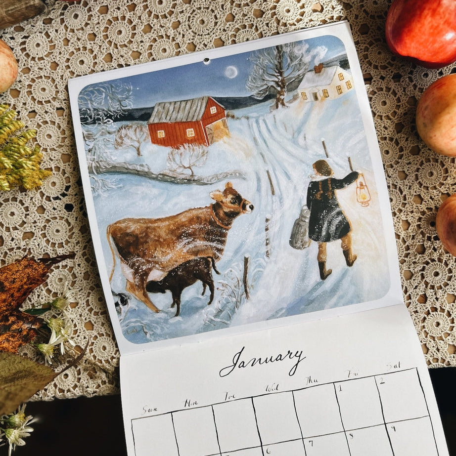 Lore Pemberton Pre-Order Year of Whimsy 2027 8x8 Mini Calendar