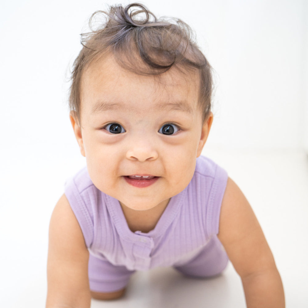 
                  
                    Minimalisma Noisy Organic Cotton Romper - Lilac
                  
                