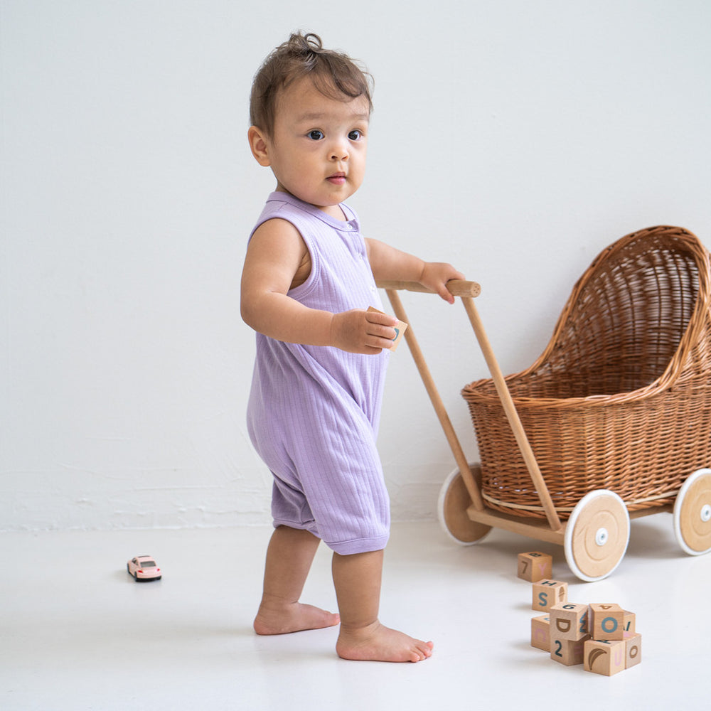 
                  
                    Minimalisma Noisy Organic Cotton Romper - Lilac
                  
                