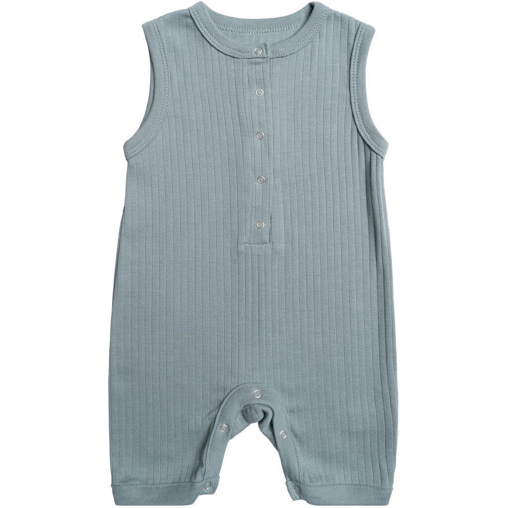 Minimalisma Noisy Organic Cotton Romper - Sea