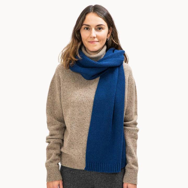 
                      
                        Matona Women's Knit Scarf | Royal Blue
                      
                    