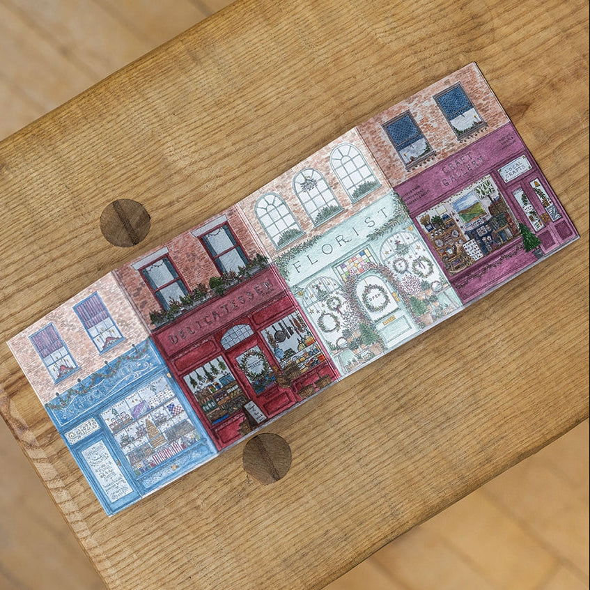 Brittany Davies Concertina Christmas Street Card