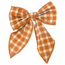  Grech & Co Fable Bow - Sienna Gingham