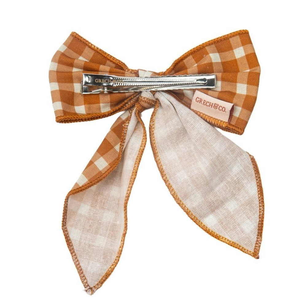 
                      
                        Grech & Co Fable Bow - Sienna Gingham
                      
                    