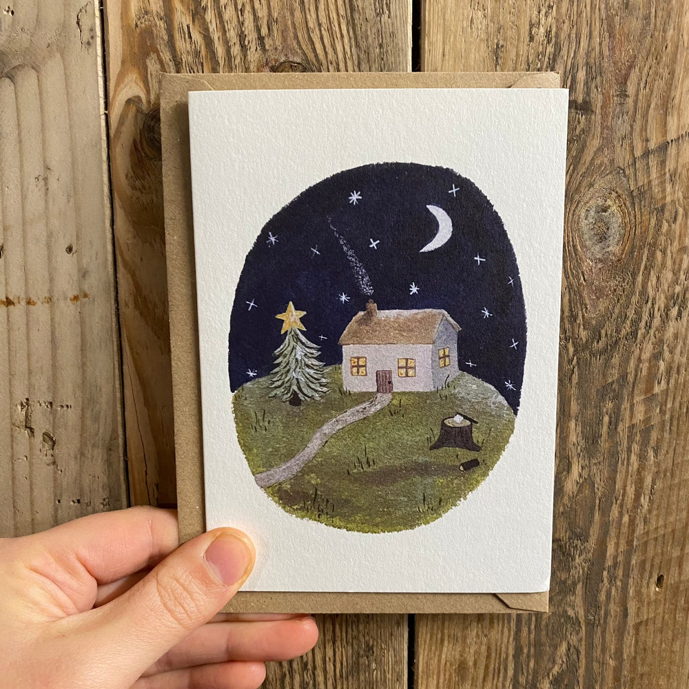 Lydia Mae Design Christmas Cottage Greetings Card