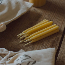 Goldrick Natural Living Set of 10 Petite Beeswax Birthday Candles