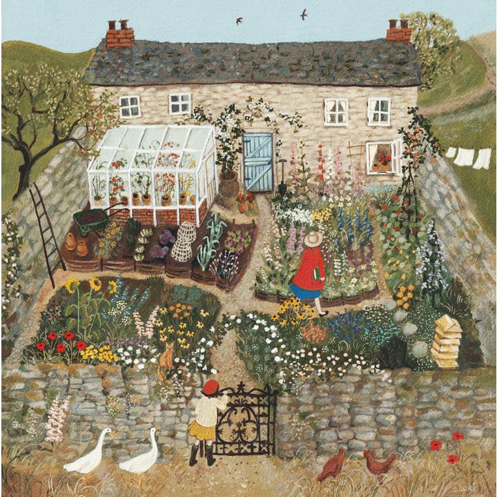 Loré Pemberton The Walled Garden Art Print